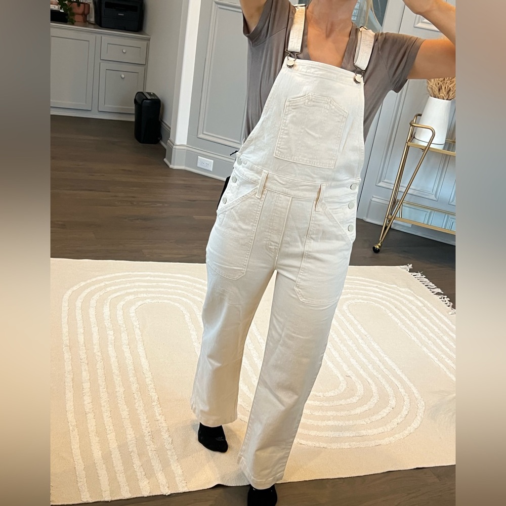 Mother superior white overalls- Nordstrom. Size small. Two available.